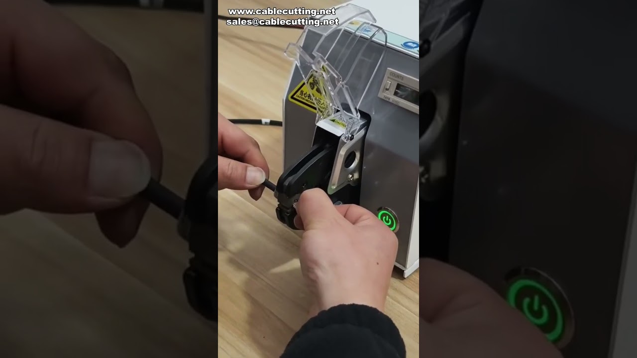 Máquina Elétrica de Crimpagem para Terminais de Plugues à Prova d'Água - Alta Precisão Automática