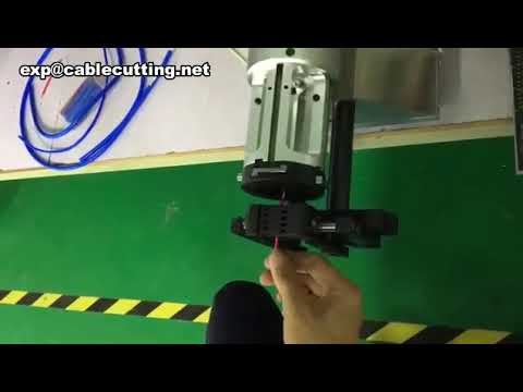 Máquina semiautomática de decapagem de cabos coaxiais | Preparação eficiente de cabos