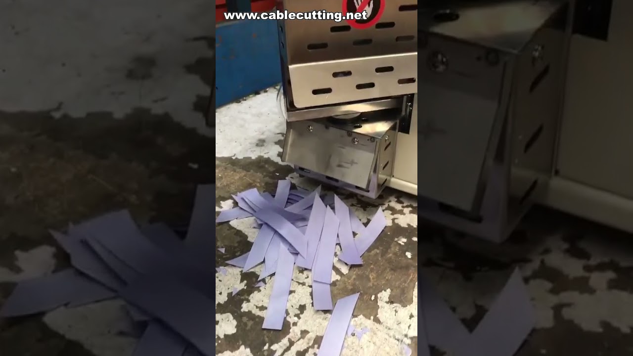 Máquina de Corte de Fita com Facas Rotativas - Corte em Ângulo 45° e 135° - Bisel a Quente e Frio para Automação Industrial