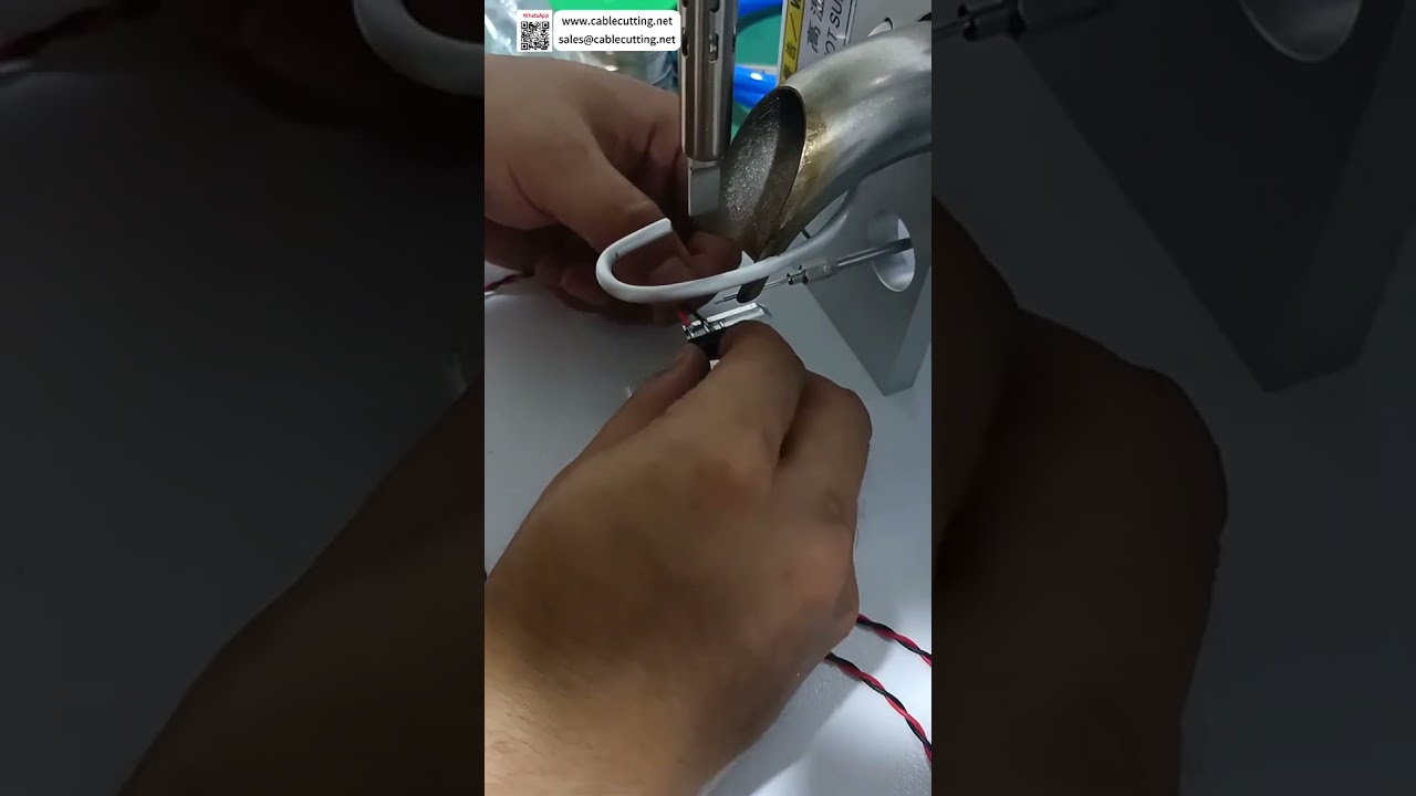 Máquina de Solda para Cabo Paralelo com Microinterruptor Duplo - Soldagem de Emenda Simultânea - Shorts