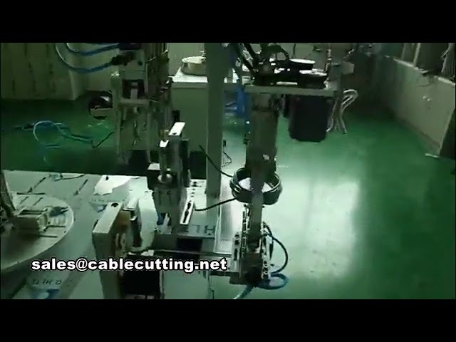 Máquina de Enrolar e Amarrar Cabos em Forma O – Automação Industrial para Bobinagem e Empacotamento