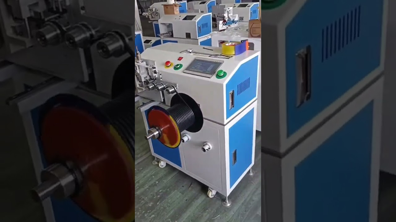 Máquina de Bobinar Versátil para Carretéis Plásticos e Bobinas Ocas com Medição e Corte de Precisão
