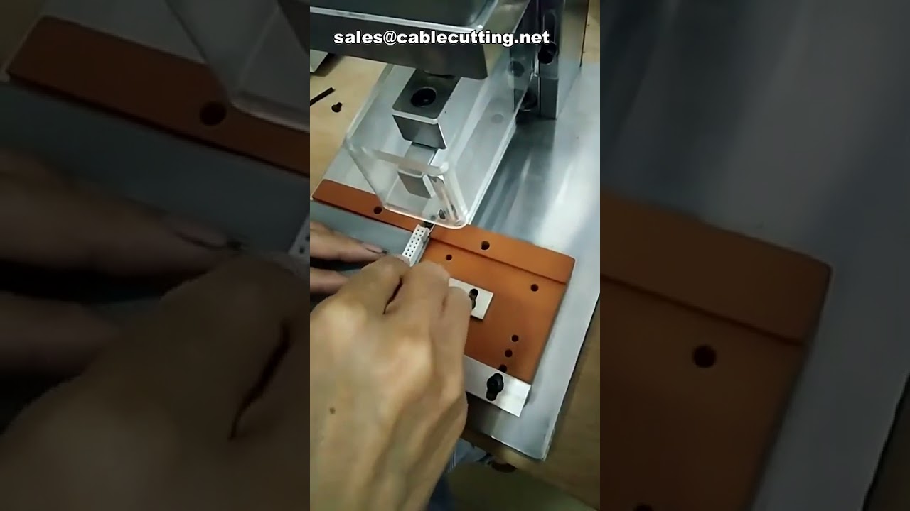 Ajuste da Máquina de Crimpagem IDC para Cabos de Computador – 8p a 64p, Cabo Fita Pneumático