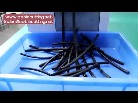 Máquina de corte de tubos e mangueiras: borracha, plástico, PET, PVC, PP, PU e termorretrátil