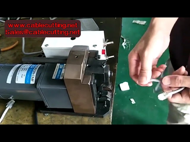 Máquina de Crimpagem Automática RJ45 8P8C para Cabos de Rede Cat6 e RJ11 - Crimpador Automático