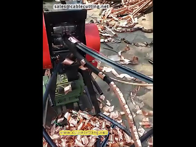 Máquina de separação de cobre e plástico para fios finos e bagunçados – Equipamento eficiente para reciclagem de cabos