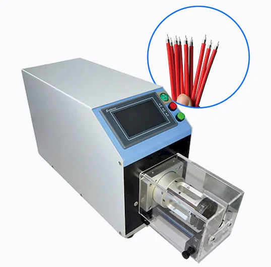 Máquina de Descascar Fio de Cabo Coaxial WPM-6806D - Máquina de Corte e Descascamento de Fios