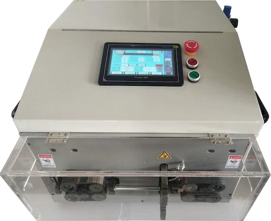 Cortador e Descascador de Cabo com Capa Redonda Dupla WPM-YHT2 - Máquina de Corte e Descascamento de Fios