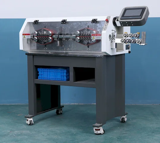 Cortador e Descascador Robusto para Cabos Grandes WPM-30-300 - Máquina de Corte e Descascamento de Fios