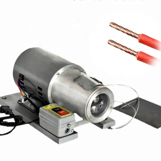 Máquina Semiautomática de Descascar e Torcer Fios WPM-191 - Máquina de Corte e Descascamento de Fios