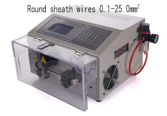 Máquina de Cortar e Descascar Cabo Encapsulado WPM-09HT2 25mm2 - Máquina de Corte e Descascamento de Fios