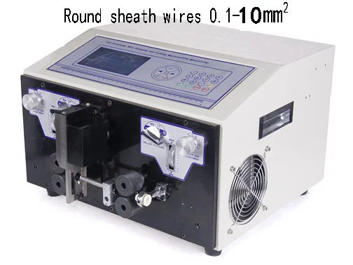 Máquina de Cortar e Descascar Fio Encapsulado WPM-09HT1 10mm2 - Máquina de Corte e Descascamento de Fios