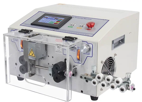 Cortador e Descascador de Fios com Tela de Toque (0.1-10mm2) - Máquina de Corte e Descascamento de Fios