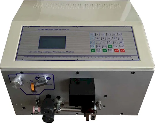 Máquina de Descascar, Cortar e Dobrar Fios WPM-09ZWJ - Máquina de Corte e Descascamento de Fios